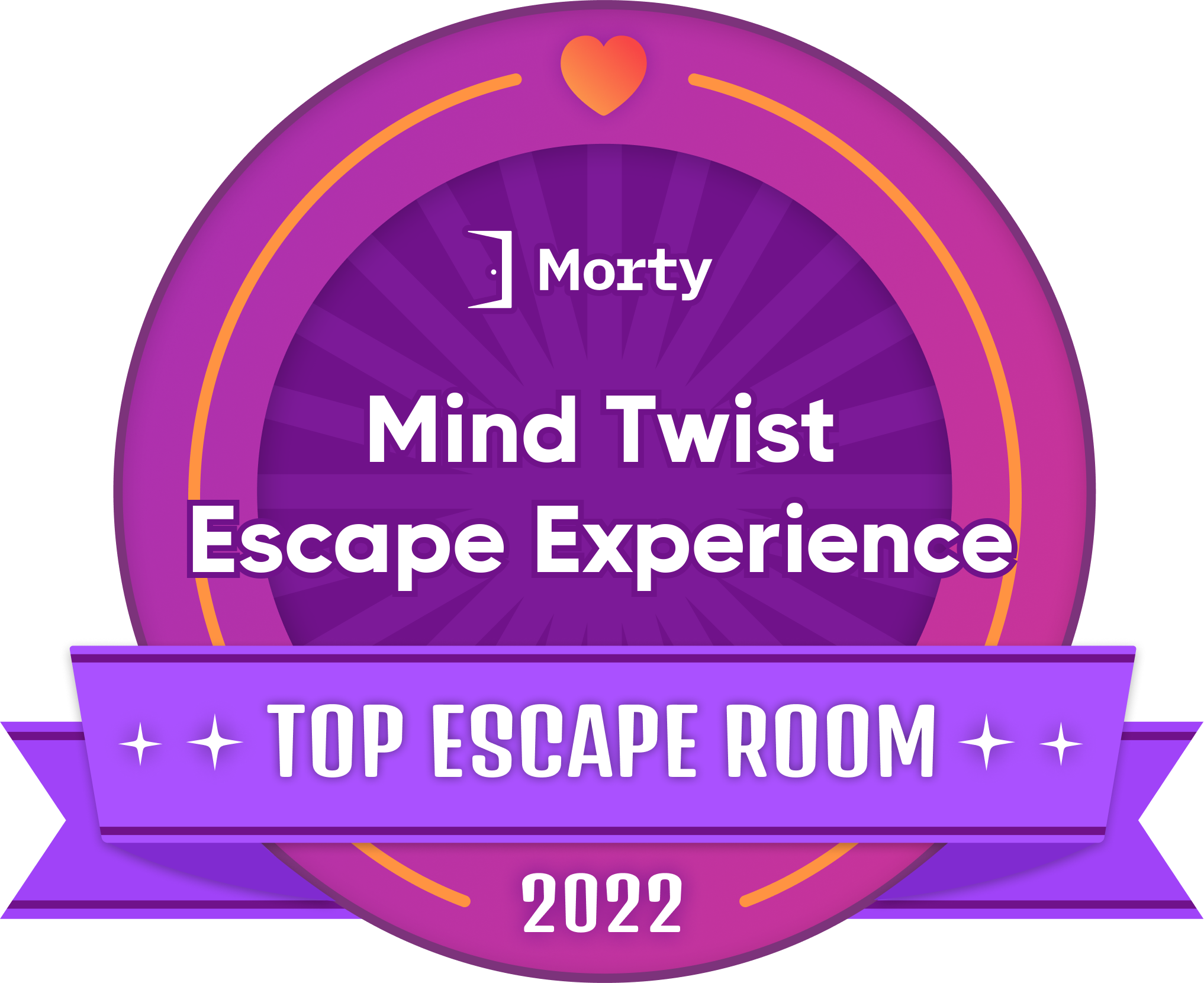 Top Escape Room in the world award, 2022